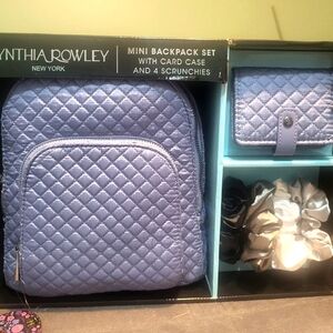 Cynthia Rowley blue mini pack pack set